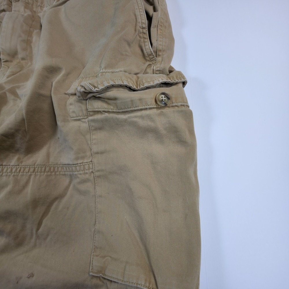 Polo Ralph Lauren Cargo Shorts Men's 42 x 10 Brown Chino Pocket Side Hiking - Picture 6 of 11
